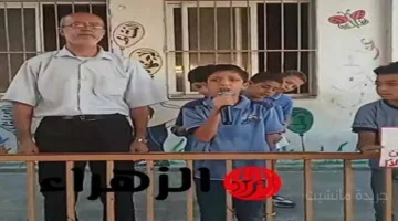 على أنغام النشيد الوطني.. طالب مصري يثير الجدل بتصرف مفاجئ في طابور الصباح 2